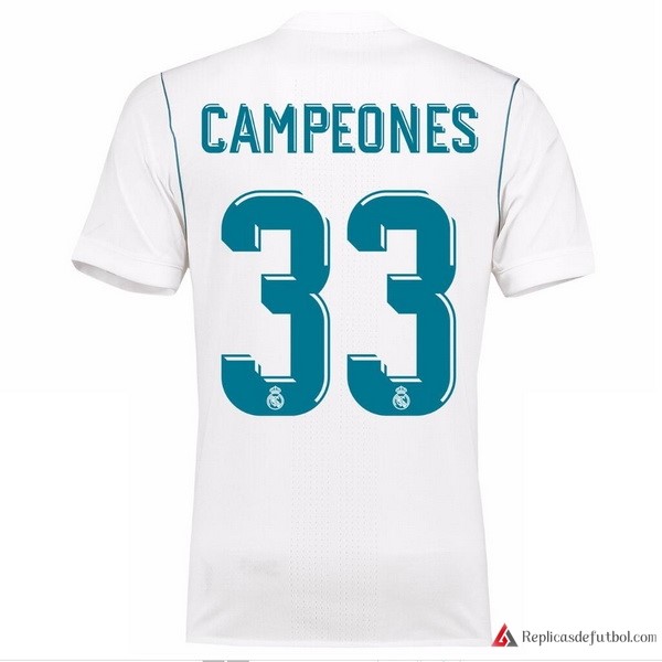 Camiseta Real Madrid Primera equipación Campeones 2017-2018
